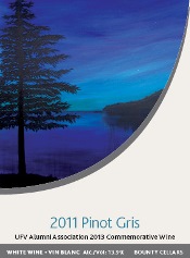 Pinot Gris wine label