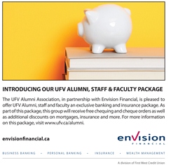 Envision benefits for UFV Alumni, Staff and Faculty