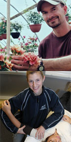 UFV alumni rose developer, Brad Jalbert, Cert '89; Andrea Northcott, Kinesiology