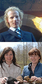 Top: Wietse Jagersma, BA '03; Bottom: Zoey Slater, BSc '07; Joanne Neilson, BSc '05